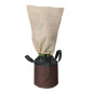 Sac de protection contre le gel L Ø 55 x 45 cm marron pour plantes en pots