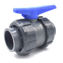 Valvola PVC a sfera doppia unione raccordo femmina da incollare abrisa