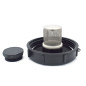 Coperchio diametro da 15 cm per IBC da 1000 litri e filtro da 2 pollici Coperchio diametro da 15 cm per IBC da 1000 litri e filtro da 2 pollici