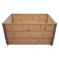 Giardino in legno naturale quadrato 1200 x 800mm di altezza 585mm Giardino in legno naturale quadrato 1200 x 800mm di altezza 585mm