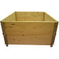 Giardino in legno naturale quadrato 800x800mm altezza 390mm