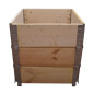Giardino in legno naturale quadrato 600x600mm altezza 585mm Giardino in legno naturale quadrato 600x600mm altezza 585mm