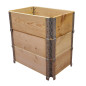 Giardino in legno naturale quadrato 600x400mm altezza 585mm Giardino in legno naturale quadrato 600x400mm altezza 585mm