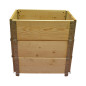 Giardino in legno naturale quadrato 600x400mm altezza 585mm Giardino in legno naturale quadrato 600x400mm altezza 585mm