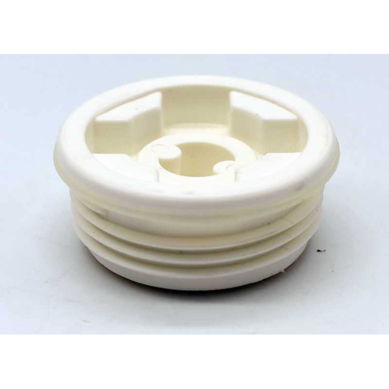 Tapón macho blanco para bidón con rosca S56x4 y boca 3/4'' BSP Tapón macho blanco para bidón con rosca S56x4 y boca 3/4'' BSP