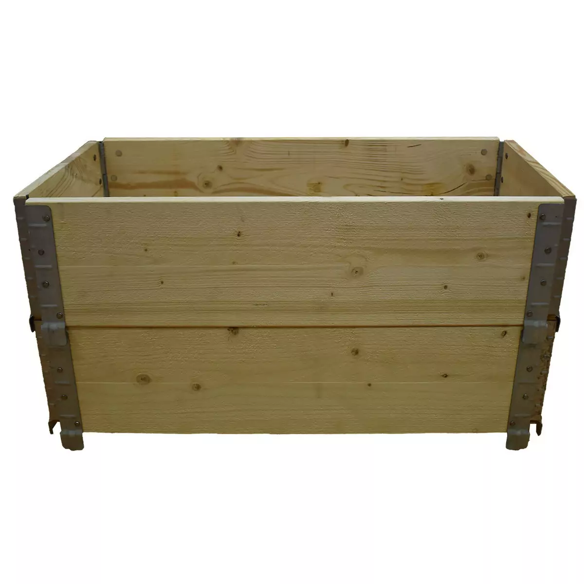 Square vegetable garden in natural wood 800x400mm