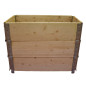 Giardino in legno naturale quadrato 800x400mm altezza 585mm Giardino in legno naturale quadrato 800x400mm altezza 585mm