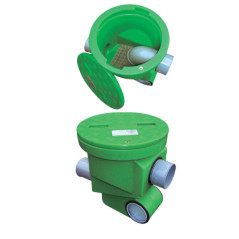 External filter to be buried for roofing less than 500m²