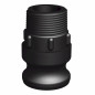 Male camlock - BSP polypropylene male threaded Male camlock - BSP polypropylene male threaded