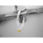 Fixed-length security seal with a double-locking locking mechanism Fixed-length security seal with a double-locking locking mechanism