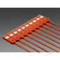 Sigillo di sicurezza a lunghezza regolabile da 225 mm Sigillo di sicurezza a lunghezza regolabile da 225 mm