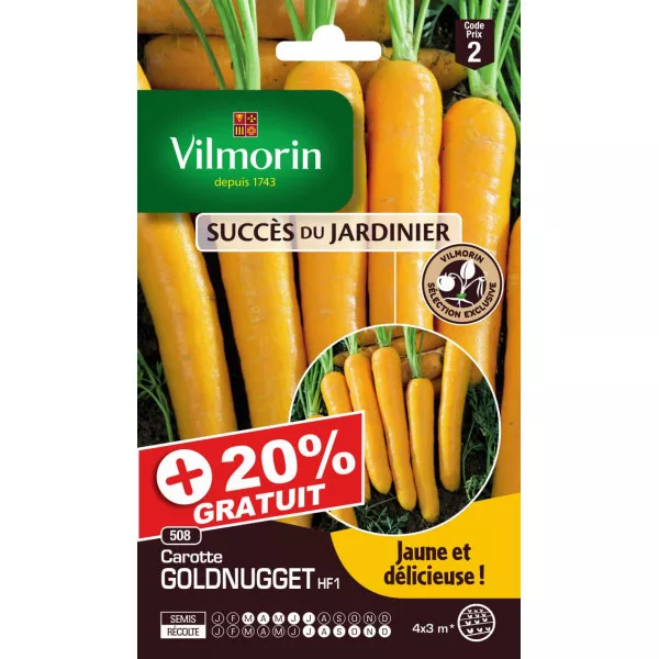 Taschen Karottensamen Goldnugget HF1