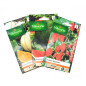 Confezione di 3 pacchetti di semi di melone - Anguria - Fragola Confezione di 3 pacchetti di semi di melone - Anguria - Fragola