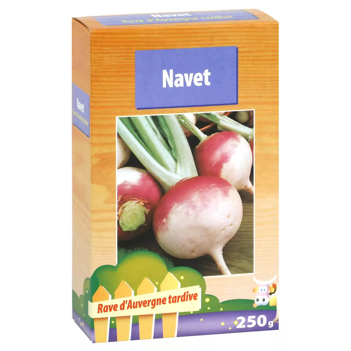 Graines de Navet Rave d'auvergne Tardif - Boite de 250grs