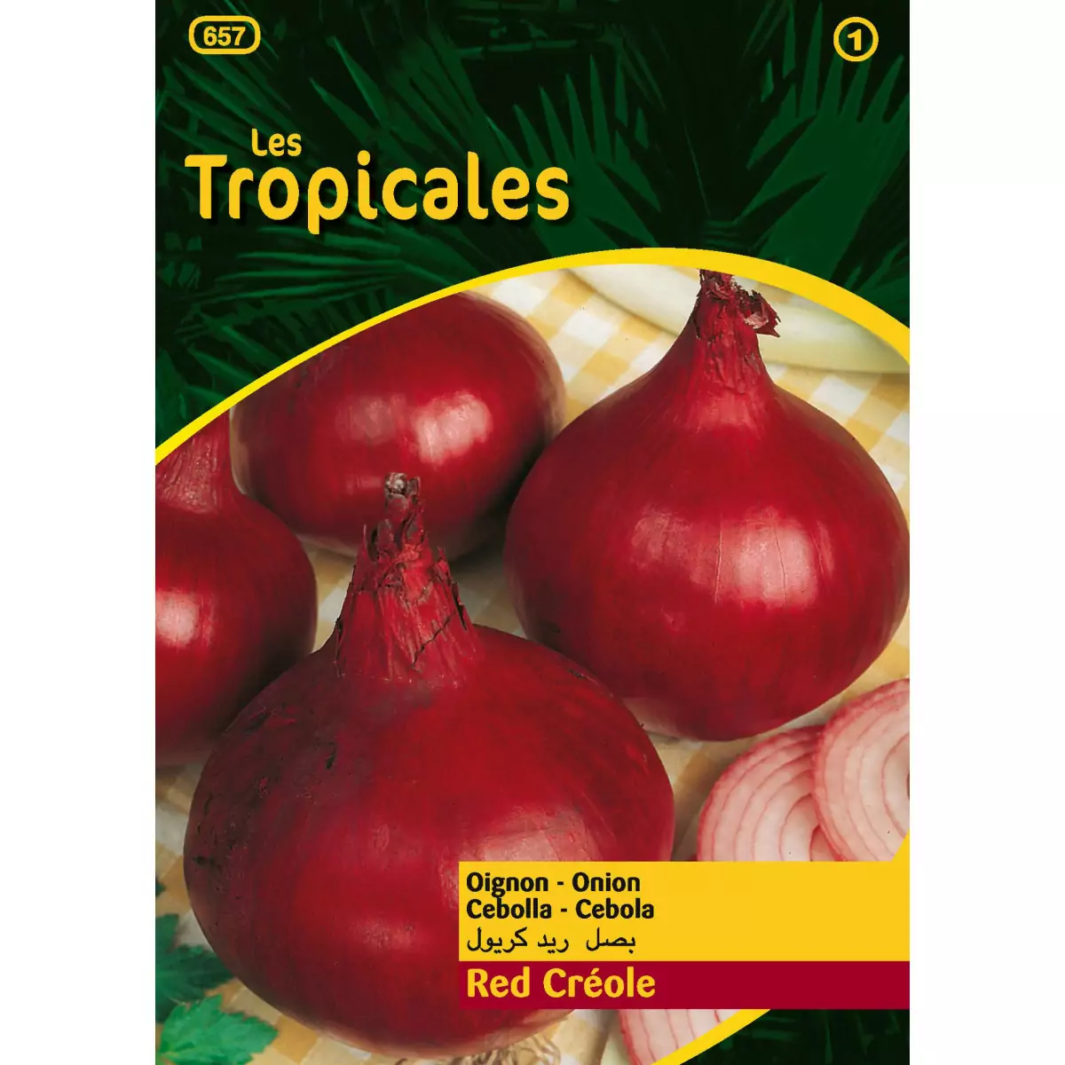 Sachet graines LES TROPICALES - Oignon Red Créole