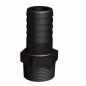 Männlicher Anschluss 1-1/2'' - gerade geriffelt Ø38mm Männlicher Anschluss 1-1/2'' - gerade geriffelt Ø38mm