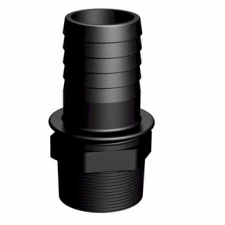 Scheda connettore maschio da 2 "- a destra barb 50 millimetri