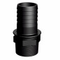 Männlicher Anschluss 2" - gerippter Stutzen gerade Ø50mm Männlicher Anschluss 2" - gerippter Stutzen gerade Ø50mm