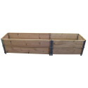 Carré potager en bois naturel 2000 x 400mm hauteur 390mm