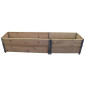 Giardino in legno naturale quadrato 2000 x 400mm di altezza 390mm Giardino in legno naturale quadrato 2000 x 400mm di altezza 390mm