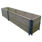 Giardino in legno naturale quadrato 2000 x 400mm di altezza 390mm Giardino in legno naturale quadrato 2000 x 400mm di altezza 390mm