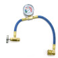 Flexible de recharge pour R134a avec manometre et raccord laiton pour canette Duracool / Multicool / Climapure Flexible de recharge pour R134a avec manometre et raccord laiton pour canette Duracool / Multicool / Climapure