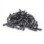 Lotto 100 Raccordi Giunzione Scanalati 16x16 per Micro Irrigazione Lotto 100 Raccordi Giunzione Scanalati 16x16 per Micro Irrigazione