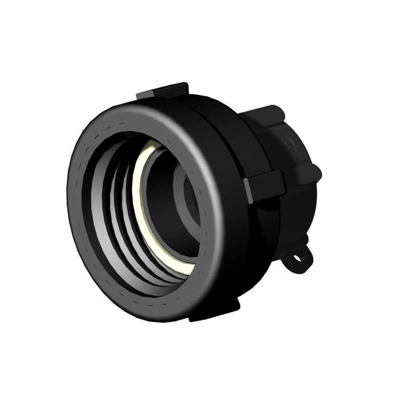 Raccordo femmina S60x6 2'' - femmina filettatura gas 1-1/4'' Raccordo femmina S60x6 2'' - femmina filettatura gas 1-1/4''