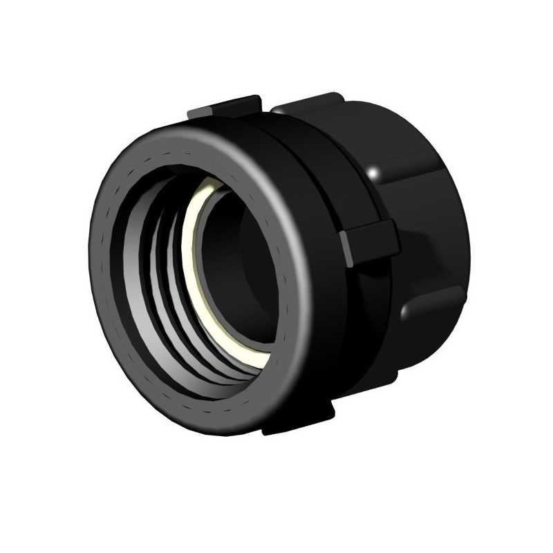 Raccordo IBC S60x6 verso 2'' Femmina BSP | Polipropilene & Fibra di Vetro Raccordo IBC S60x6 verso 2'' Femmina BSP | Polipropilene & Fibra di Vetro