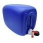 Bidon / Jerrycan 20-litre blue VIDE with aeroflow faucet