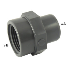 Male Glue / Female Threaded PVC Adapter