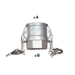 Camlock-Kupplung Buchse - BSP-Innengewinde aus Edelstahl