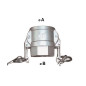 Raccordo camlock femmina - filettatura femmina BSP in acciaio inox