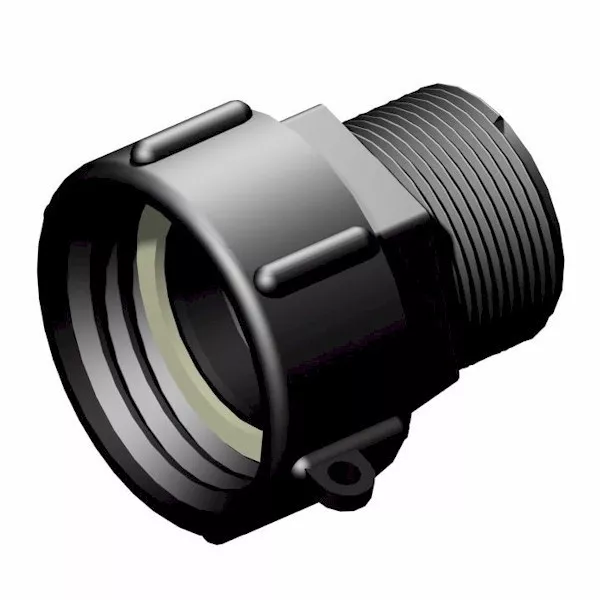 Product sheet 2 "S60x6 female fitting - male 1-1 / 2" gas thread