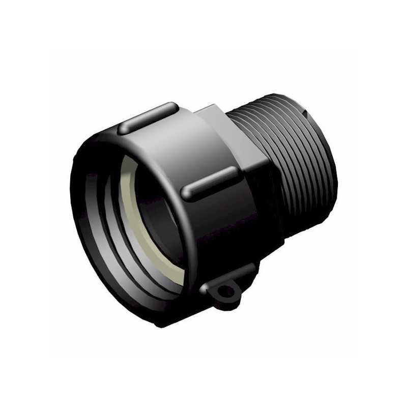 Raccordo femmina 2'' S60x6 - maschio 1-1/2'' filettatura gas