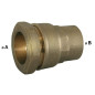 Regolare in ottone CW617N femmina | PE a compressione PN25/PN16 Regolare in ottone CW617N femmina | PE a compressione PN25/PN16