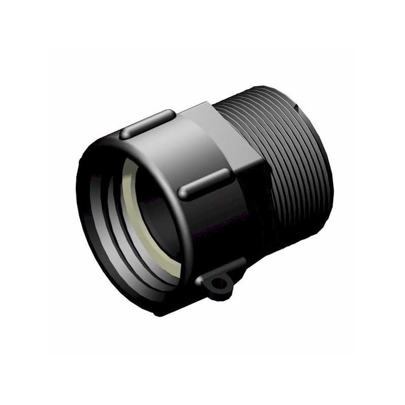 Raccordo femmina 2'' S60x6 - maschio 2'' filettatura gas Raccordo femmina 2'' S60x6 - maschio 2'' filettatura gas