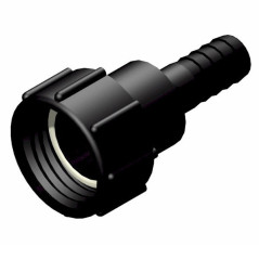 Connettore femmina Scheda 2 "S60x6 - Ø 25mm maschio a destra scanalato