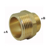 Brass Reduced Nipple Male/Male PN16 - Gas Plumbing Thread Fitting