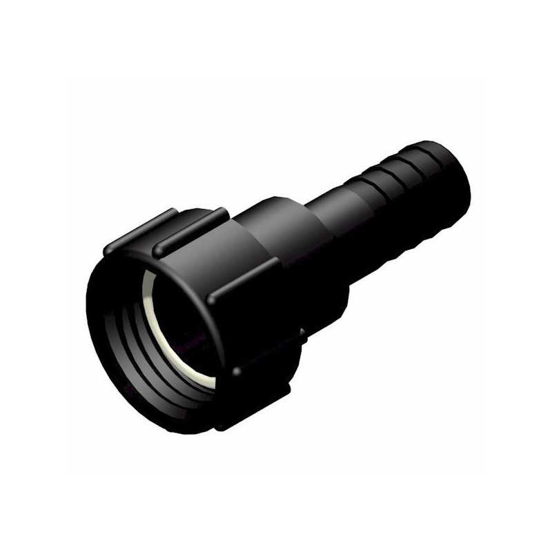 Raccordo femmina 2'' S60x6 - maschio scanalato dritto &Oslash; 32mm