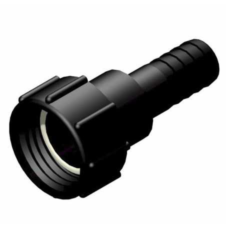 Connettore femmina Scheda 2 "S60x6 - maschio diritto scanalato Ø 32mm