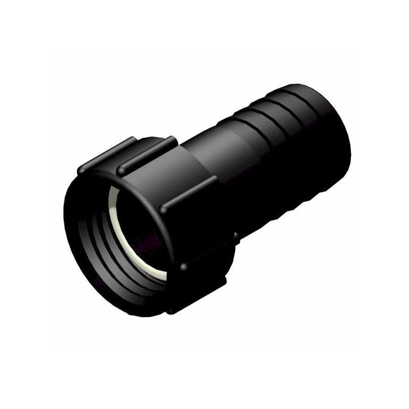 Raccordo femmina 2'' S60x6 - maschio scanalato diritto Ø 50mm Raccordo femmina 2'' S60x6 - maschio scanalato diritto Ø 50mm