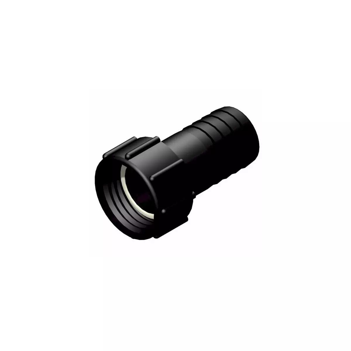 Product sheet 2 "female connector S60x6 - straight fluted male Ø 50mm