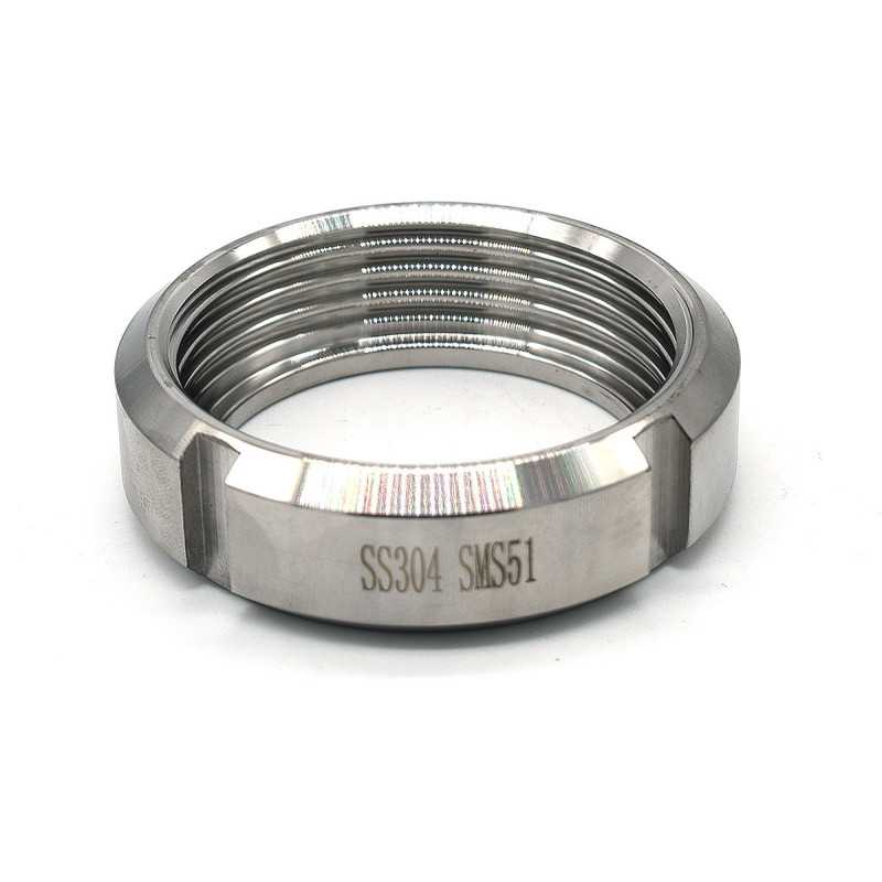 Dado alimentare SMS in inox 304 Dado alimentare SMS in inox 304