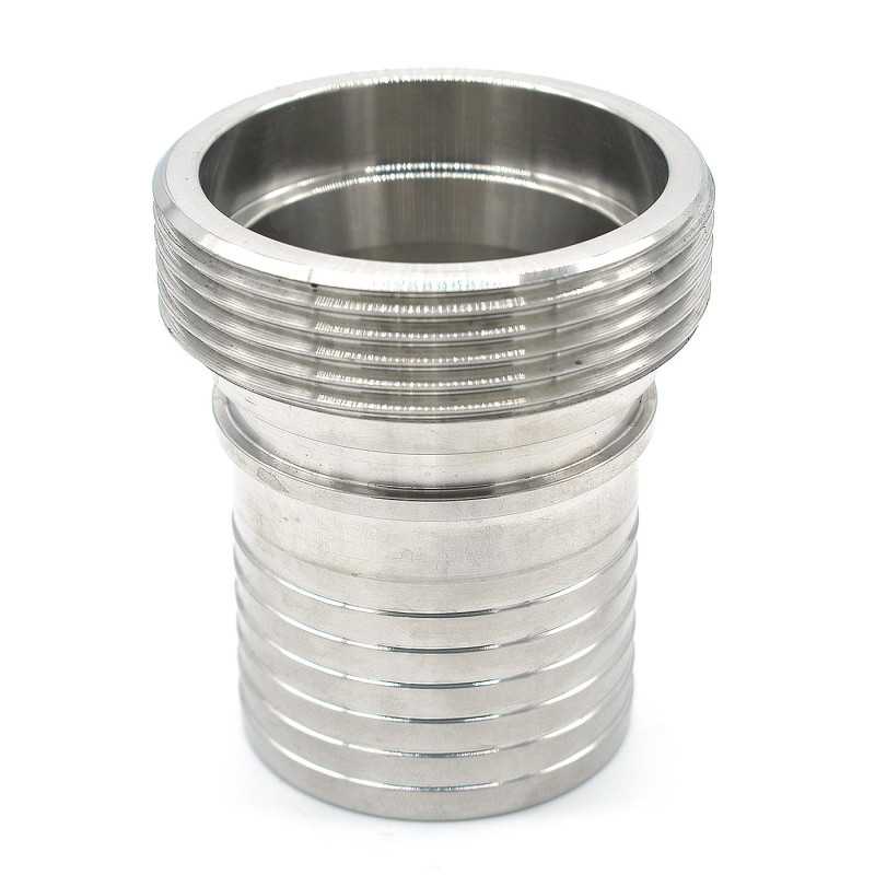 Raccordo alimentare maschio MACON con bussola in acciaio inox 316 Raccordo alimentare maschio MACON con bussola in acciaio inox 316