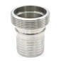 Raccord alimentaire male MACON avec douille en inox 316