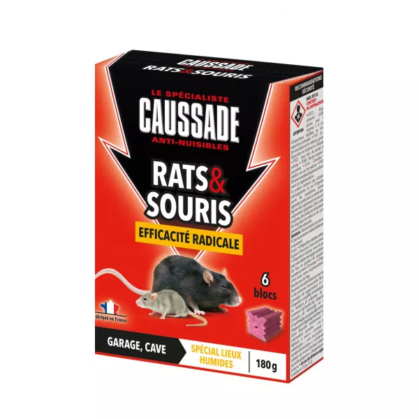GRAINES ANTI-SOURIS ET RATS 25GDR X6
