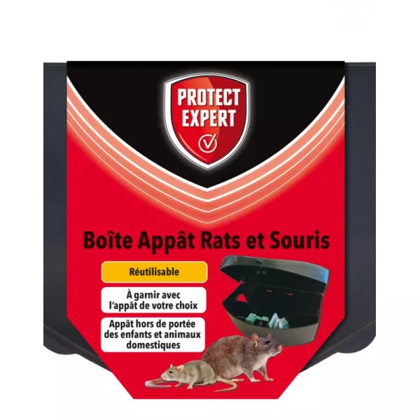 MUPLA502ITUV – BOÎTE D'APPÂT POUR RATS, transparent –  –  Perfectly Pest Free