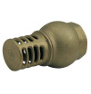 Brass crepine foot valve - vertical mounting PN16