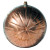 Bola de cobre para flotar con vástago roscado